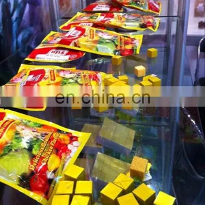 High Speed Automatic Maggi Chicken/bouillon Cube Folding Packing Machine Chocolate Cube Wrapping Machinery With Factory Price thumbnail-2