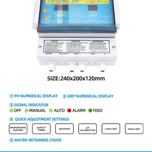 Good Quality Swimming Pool Products & Accessories Water Quality Controller Automatic Monitoring System thumbnail-2