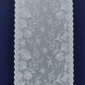 Lace Accessories 8-13cm Wide Floral Stretchy Lace Elastic Trim Fabric for Garment & DIY Craft Supply thumbnail-5
