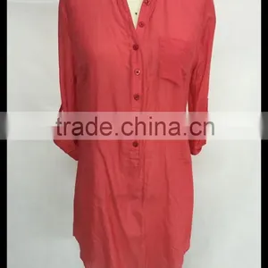 European and American Style of Silk Wadding Casual Women's Shirt thumbnail-1