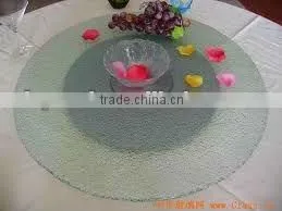 10mm Tempered Glass for Round Lazy Susan/ Turntable With Best Quality thumbnail-1