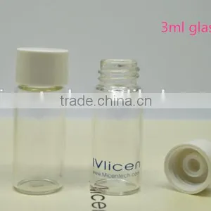 3ml Auto Sample Tubular Glass Test Vial,transparent Serum Oil Glass Bottle thumbnail-1
