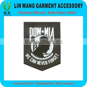 POW-MIA Patch, 3D Embroidered Patch, Jacket Patch thumbnail-1