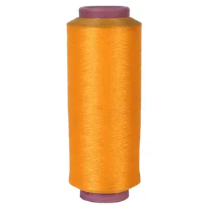 Polyester Dope Dyed Colors Yarn DTY 600D/192F S+Z SD NIM HIM for Webbing Tape thumbnail-3