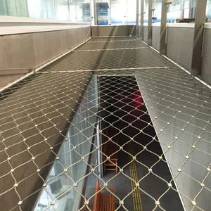 Anti‑Drone Protection Steel Rope Net UAV Security Protection Fence Mesh Galvanized /Stainless Steel Customized Production thumbnail-5