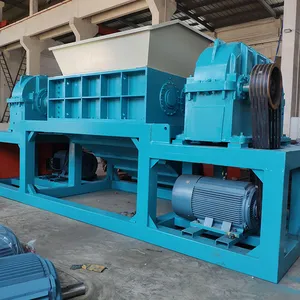 Dual Shaft Shredder for Wood Plastic Waste High Efficiency Plastic Crushing Machine thumbnail-3