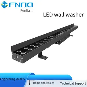 Led High-power Outdoor Wall Washer Lights, 48w Structural Waterproof Wall Washer Lights, Single-row Full-color Wall Washer Lights With Dmx512 Protocol thumbnail-3
