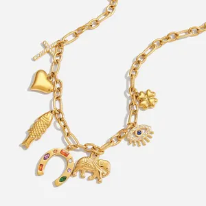 Custom Stainless Steel Necklace - 18K Gold PVD & Hypoallergenic For Sensitive Skin thumbnail-4