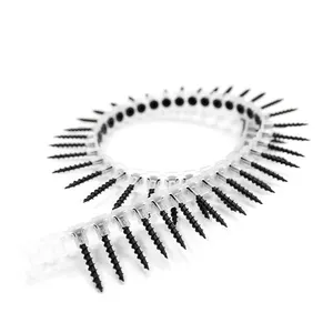 Professional Grade Collated Drywall Screws Coarse Thread Black Phosphate Plastic Strip, Compatible With All Major Screw Guns, Factory Wholesale Price thumbnail-5