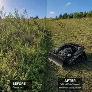 Farm Equipment Grass Cutter Self Propelled Lawn Mower 224cc Lawn Mower Robot Mulcher Robot Cow Grass Cutting Machine thumbnail-2