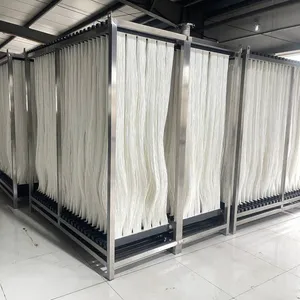 Enhanced Curtain-type Mbr Membrane Module for Reclaimed Water Reuse, Pvdf Non-breaking Hollow Fiber Membrane, Sewage Treatment Plant thumbnail-4