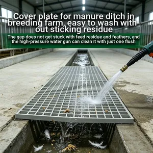 Wind Resistant FRP Grating Stable Fiberglass Grating for High Altitude Platform thumbnail-1