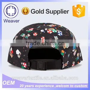 Design Your Own Pineapplie 5 Panel Hat Cap Wholesale thumbnail-3
