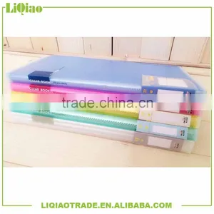 Frosted A4 Colorful Display Book With 30-60 Pockets thumbnail-1