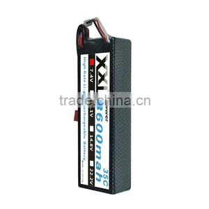 XXL High Discharge Rate 35C 3600mah 7.4V Lipo Battery for rc Hobby thumbnail-5