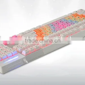 Wired Good Touch Feeling Low Voice Gaming Backlit Mechanical Keyboard thumbnail-3