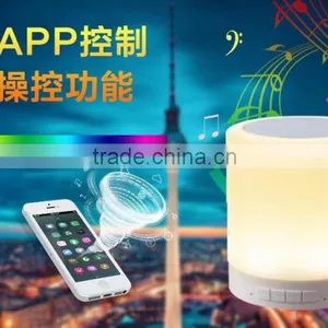 ABS TF Card Bluetooth Speaker With Blinking LED Light thumbnail-3