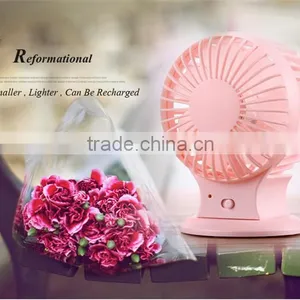USB Mini Fan Small Table Fan Rechargeable Table Fan thumbnail-2