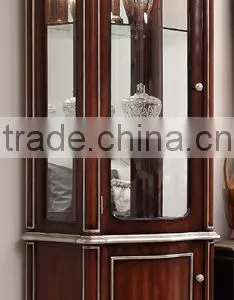 AC-6014 High Quality Solid Wood One Door Decoration Cabinet thumbnail-1