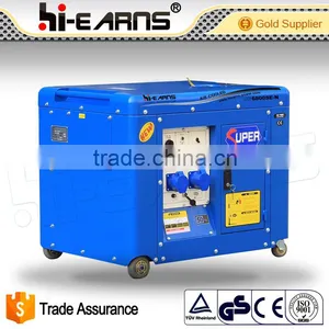 5KW 186FA Hi-earns Air-cooled Super Silent Diesel Generator New Design With 65dbas thumbnail-1