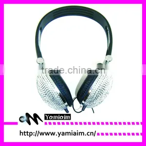 Fashion Rhinestone Headphones Sparkle Gift thumbnail-1