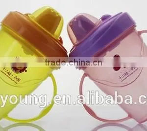 Hard PP Cup With Plastic Cap Child Sippy Cup Baby Trainer Cup12W-E1002 thumbnail-1