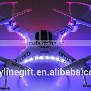 2.4 Ghz 6 Gyro LED Surrounding RC Drone With Professional Camera thumbnail-3