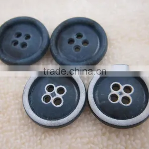Sedex Audited Factory 2 Pillar Burnt Rim 4 Holes Fire Proof Urea Button, Urea Button for Suit thumbnail-3