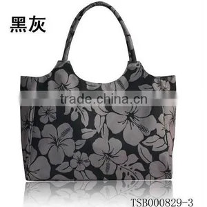 Hot Sale Fashion Canvas Beach Bags Wholesale thumbnail-5