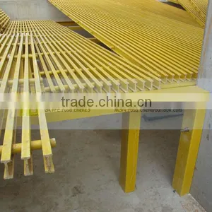 Various Specification Fiber Reinforced Grating, High Strengh and Anti Corrosion Fiber Reinforced Plastic Floor Grating thumbnail-2