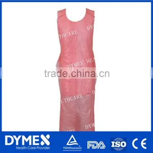 High Quality Red Nonwoven PE Apron thumbnail-1