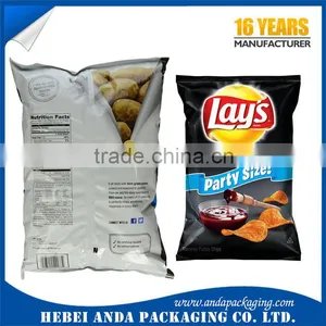Custom Printed Potato Chip Bags /nitrogen Filling Snack Food Bags/plastic Chips Packing Film Roll Sachet Supplier's Choice thumbnail-6