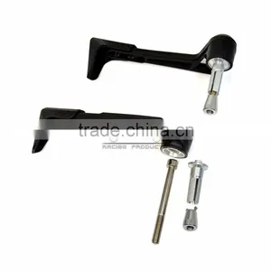 BJ-LG-004 Black Bent Style Plastic Motorcycle Brake Lever Guard thumbnail-5