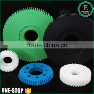 Injection Plastic Modling Type Nylon6 Worm Gears Wheel Plastic Spiral Gear for Various Machines thumbnail-4