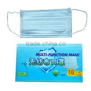 10 pc Nonwoven 3-ply Ear Loops Disposible Surgical Facemask thumbnail-1