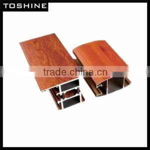 2014 Hot Sale High Quality Wood Color Closet Door Aluminum Profile thumbnail-4