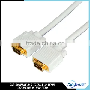 Xinya Hot Selling New Fashion Black VGA Cable Support 1280*960,1600*900,1600*1200 thumbnail-1