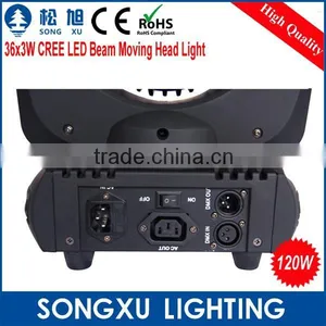 36*3w Factory Price Rgbw Moving Head Led Beam for Stage Used thumbnail-4