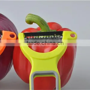 2015 Best Selling Supplier Julienne Peeler With Rubber Handle thumbnail-1