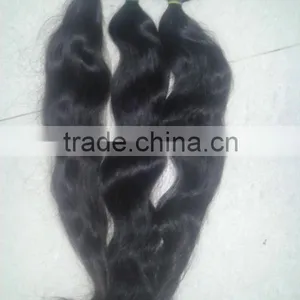 Brazilian Reusable Wash Hair Extensions 18 Malaysian Inches Human Hair Deep Curly Chemical free thumbnail-2