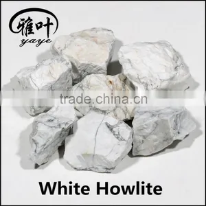 White Howlite Rough Stone Emerald Gemstone Gifts thumbnail-1