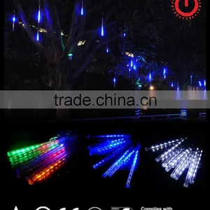 Led Meteor Shower Rain Tube Lights thumbnail-1