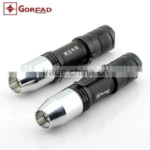 Goread C5W Black Q5 Stainless Steel Jade Identification Pen Clip White Led Torch Light thumbnail-1