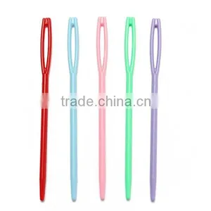 Colorful Plastic Hand Sewing And Knitting 7cm/9cm Needle For Kids/For Houseware thumbnail-3