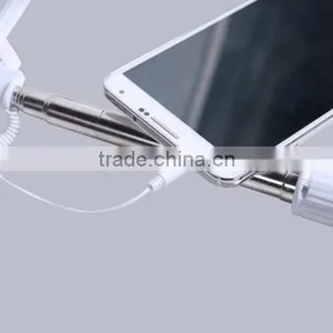 Wired Selfie Stick Handheld Monopod Built-in Shutter Extendable With Fold Holder For IPhone Samsung Smartphone Any Phones Camera thumbnail-3