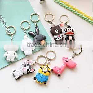 Hot Sale Chinese Factory Custom PVC Key Chain Key Ring thumbnail-1