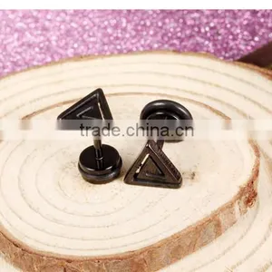Hot Selling Product Professional Manufacturer Steel Triangle Shaped Earrings Quality Choice thumbnail-5