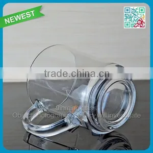 2015 HOT Sale Coffee Glass With Handle Wholesale Decal Coffee Glass thumbnail-3