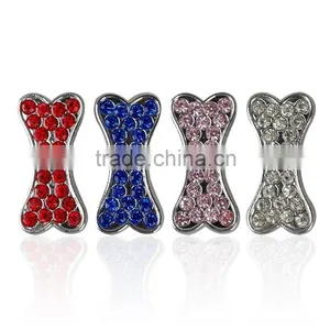 Rhinestone Bling 10mm Alloy Charm Slide Charms thumbnail-6