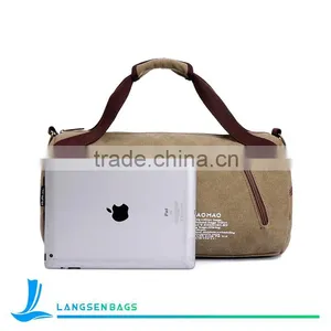 Fashion Men Canvas Shoulder Bag Tote Handbag Bag thumbnail-3